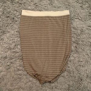 T Alexander Wang Striped Twist Skirt